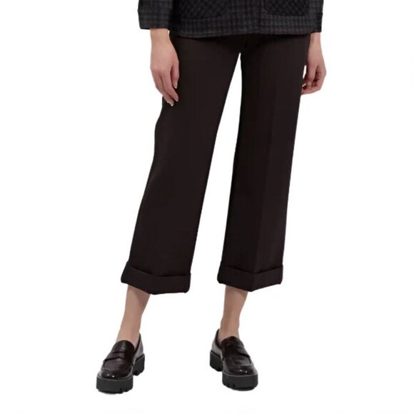 Dynamite Women’s Cropped Hemmed Tailored Pants Black Size 2 - Picture 1 of 5